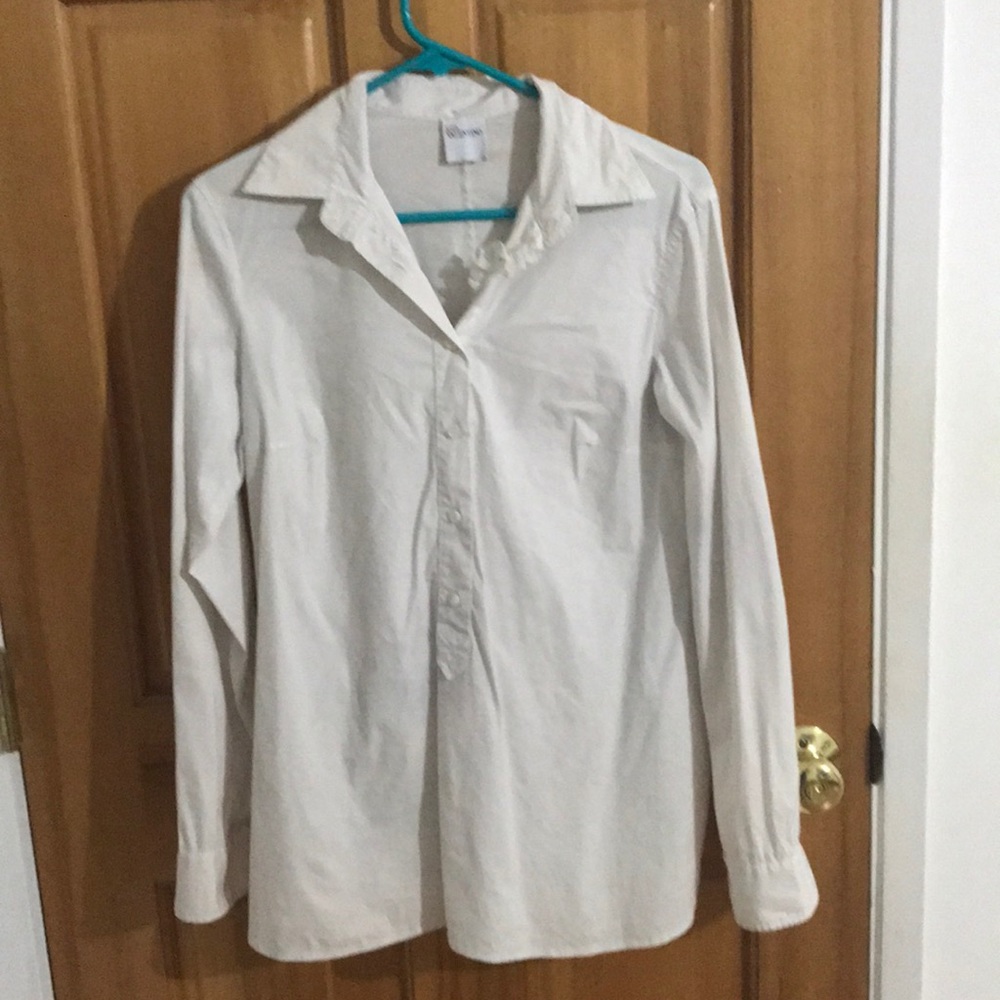 White long sleeve Valentino top